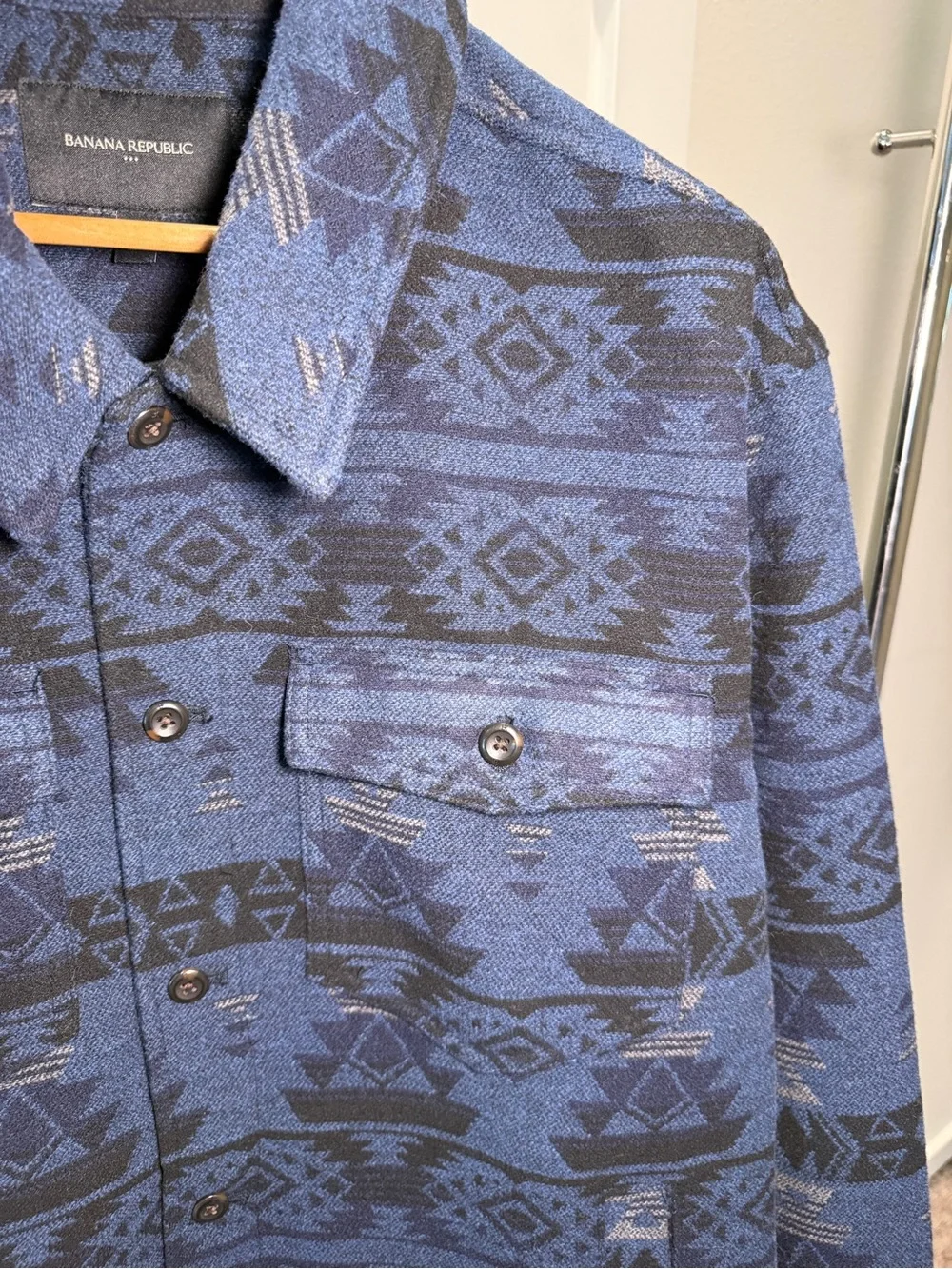 BANANA REPUBLIC - Maverick Patterned Trucker Jacket - Men’s 2XL